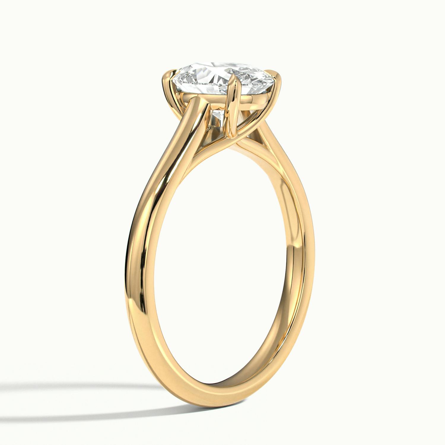 Elara Oval Solitaire Engagement Ring