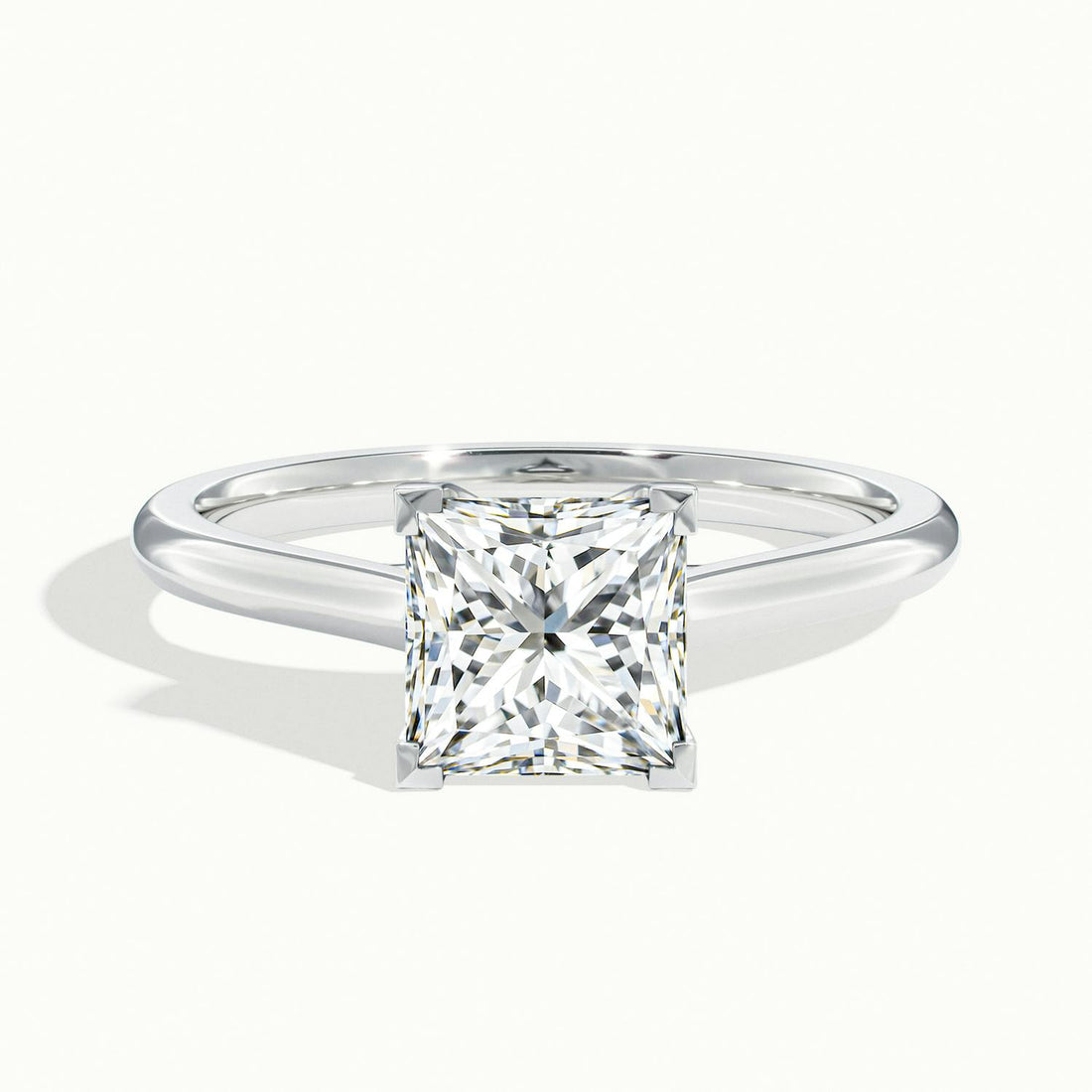 Elara Princess Solitaire Engagement Ring