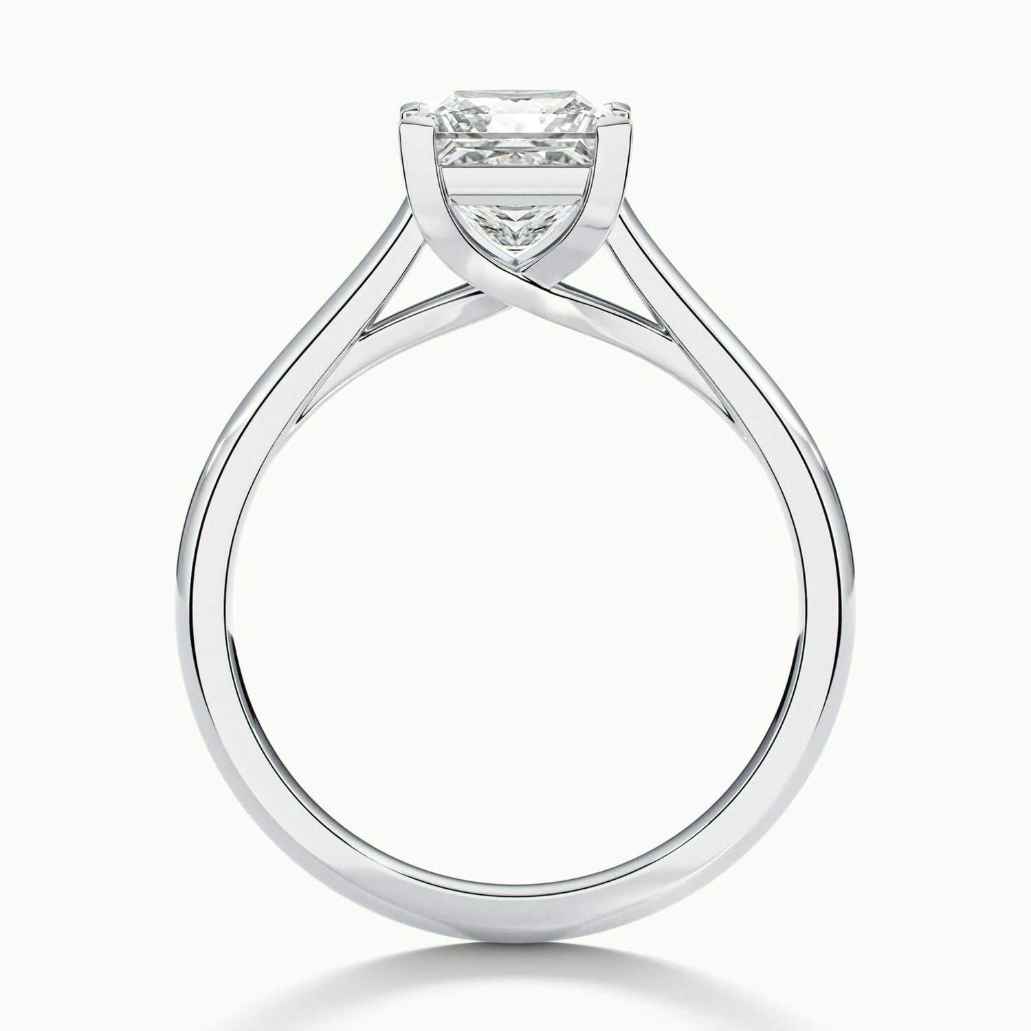 Elara Princess Solitaire Engagement Ring