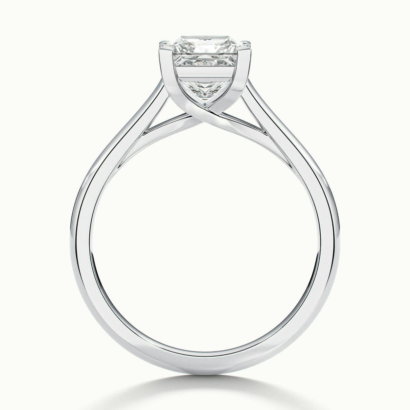Elara Princess Solitaire Engagement Ring