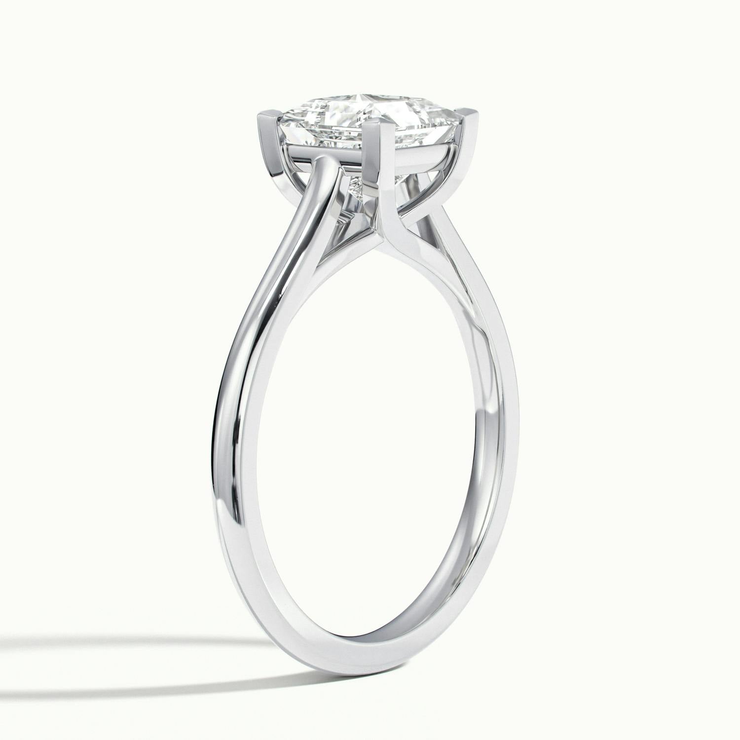 Elara Princess Solitaire Engagement Ring