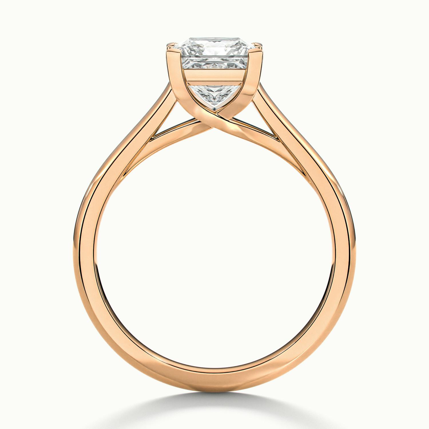 Elara Princess Solitaire Engagement Ring