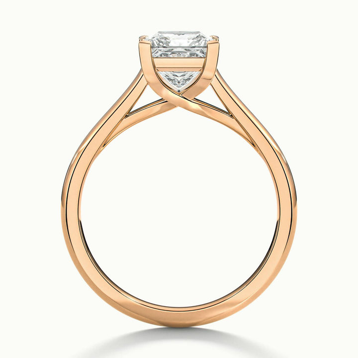 Elara Princess Solitaire Engagement Ring