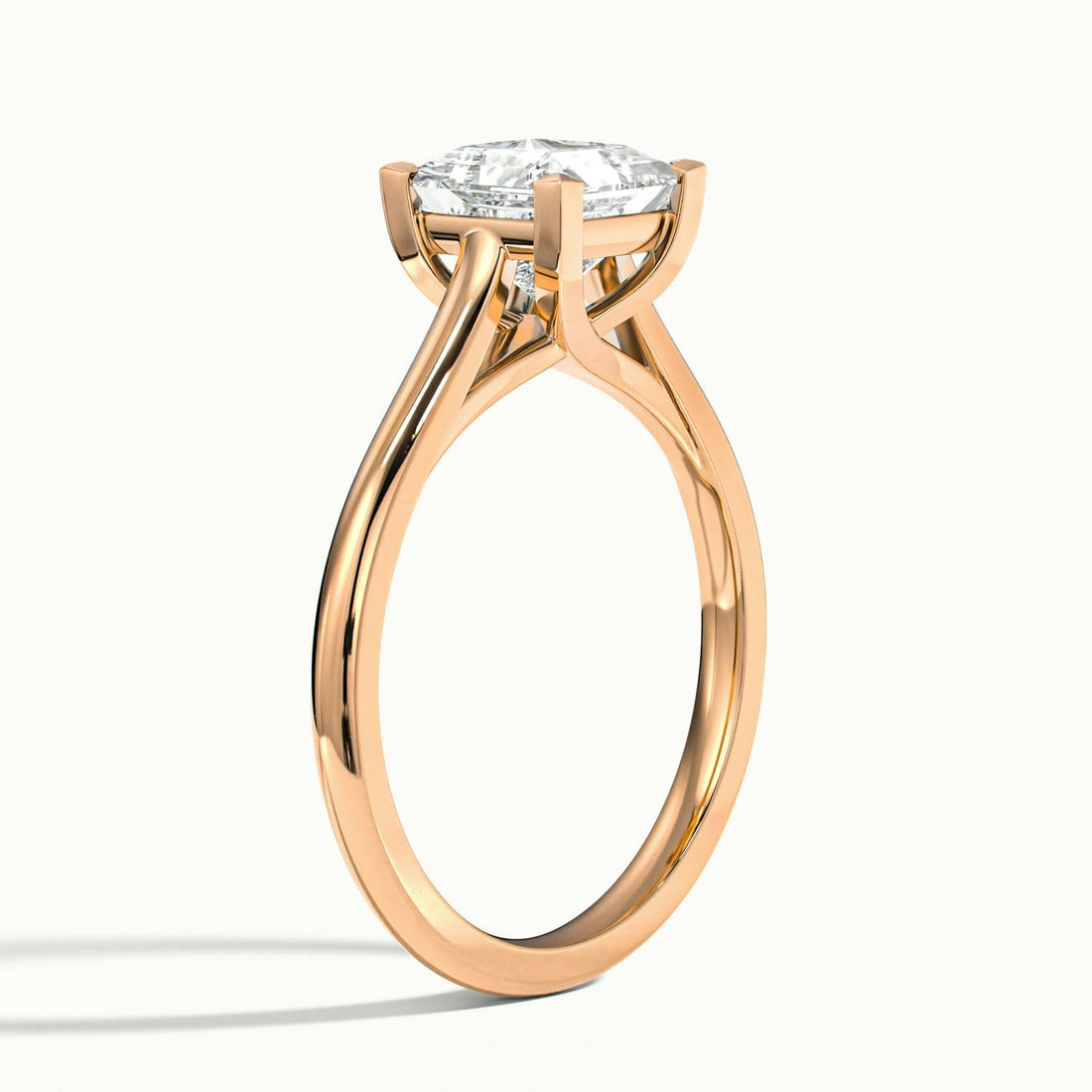 Elara Princess Solitaire Engagement Ring