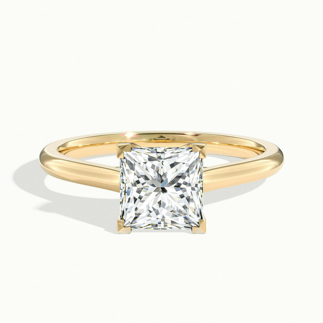 Elara Princess Solitaire Engagement Ring