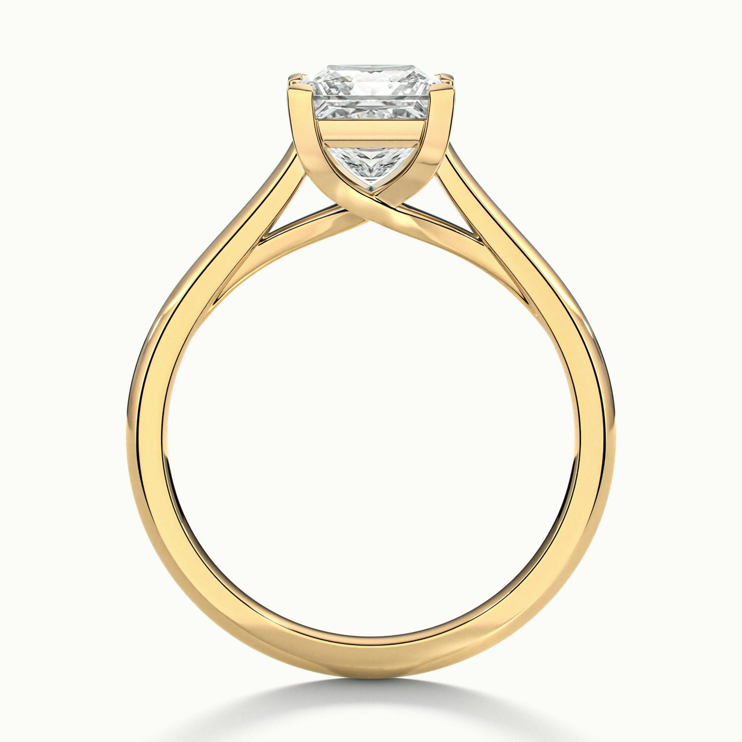 Elara Princess Solitaire Engagement Ring