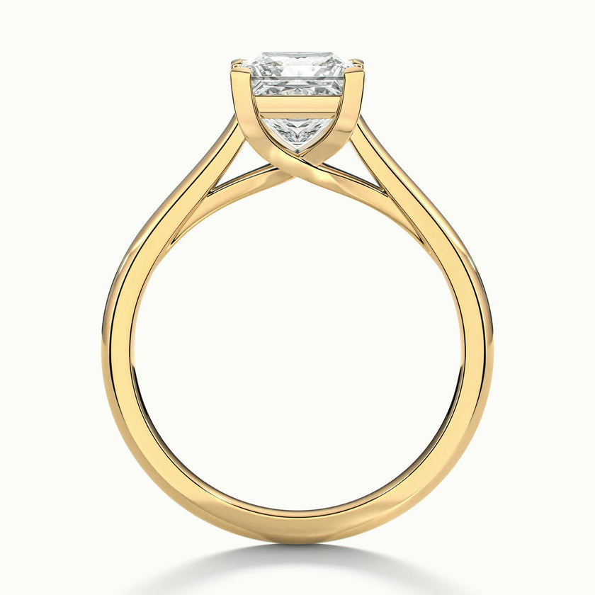 Elara Princess Solitaire Engagement Ring