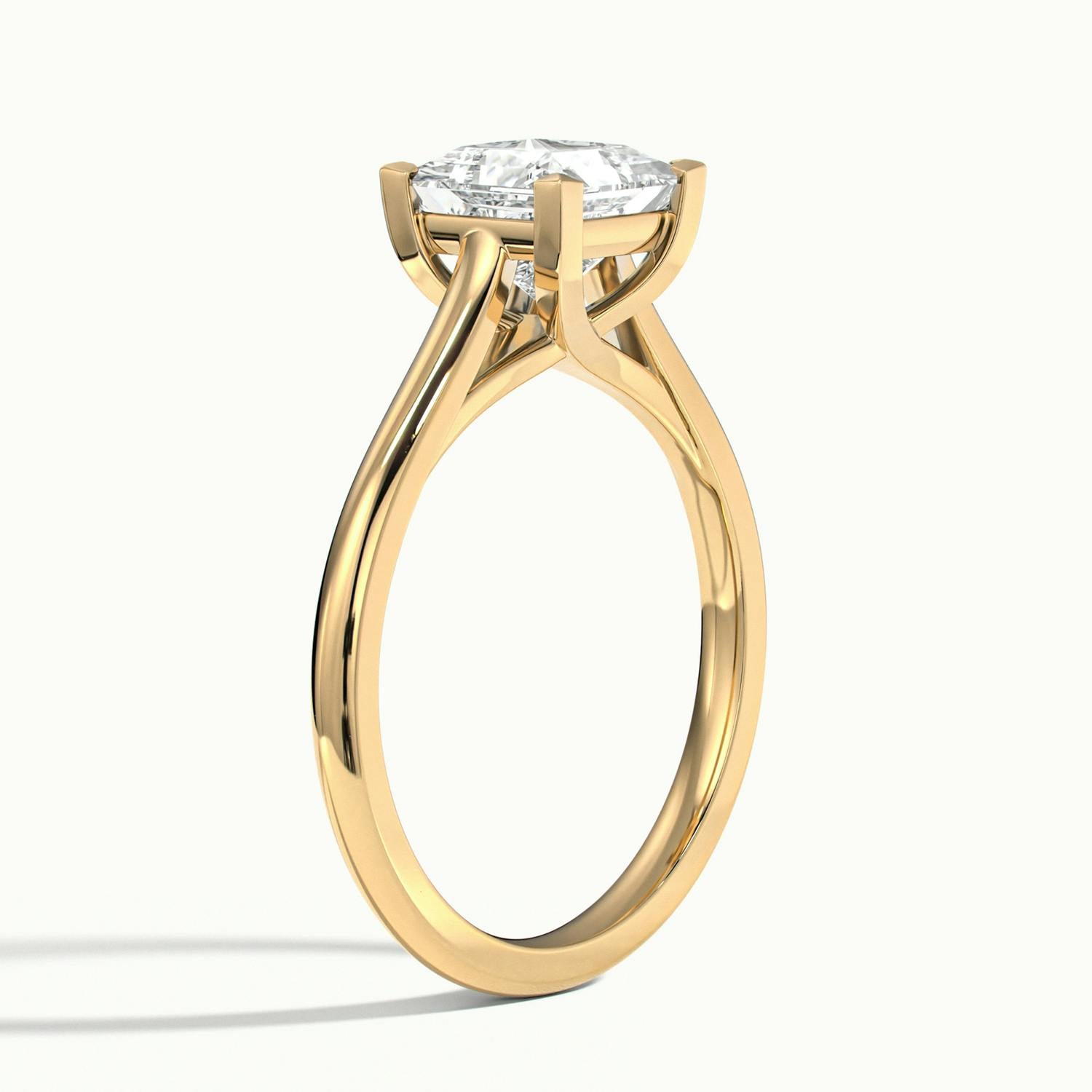 Elara Princess Solitaire Engagement Ring