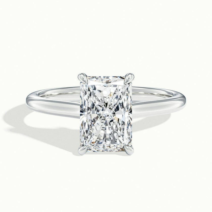 Elara Radiant Solitaire Engagement Ring