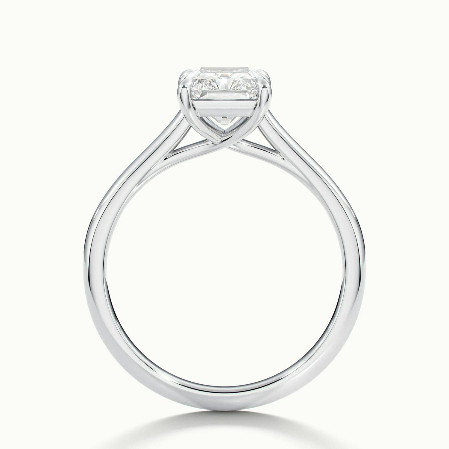 Elara Radiant Solitaire Engagement Ring
