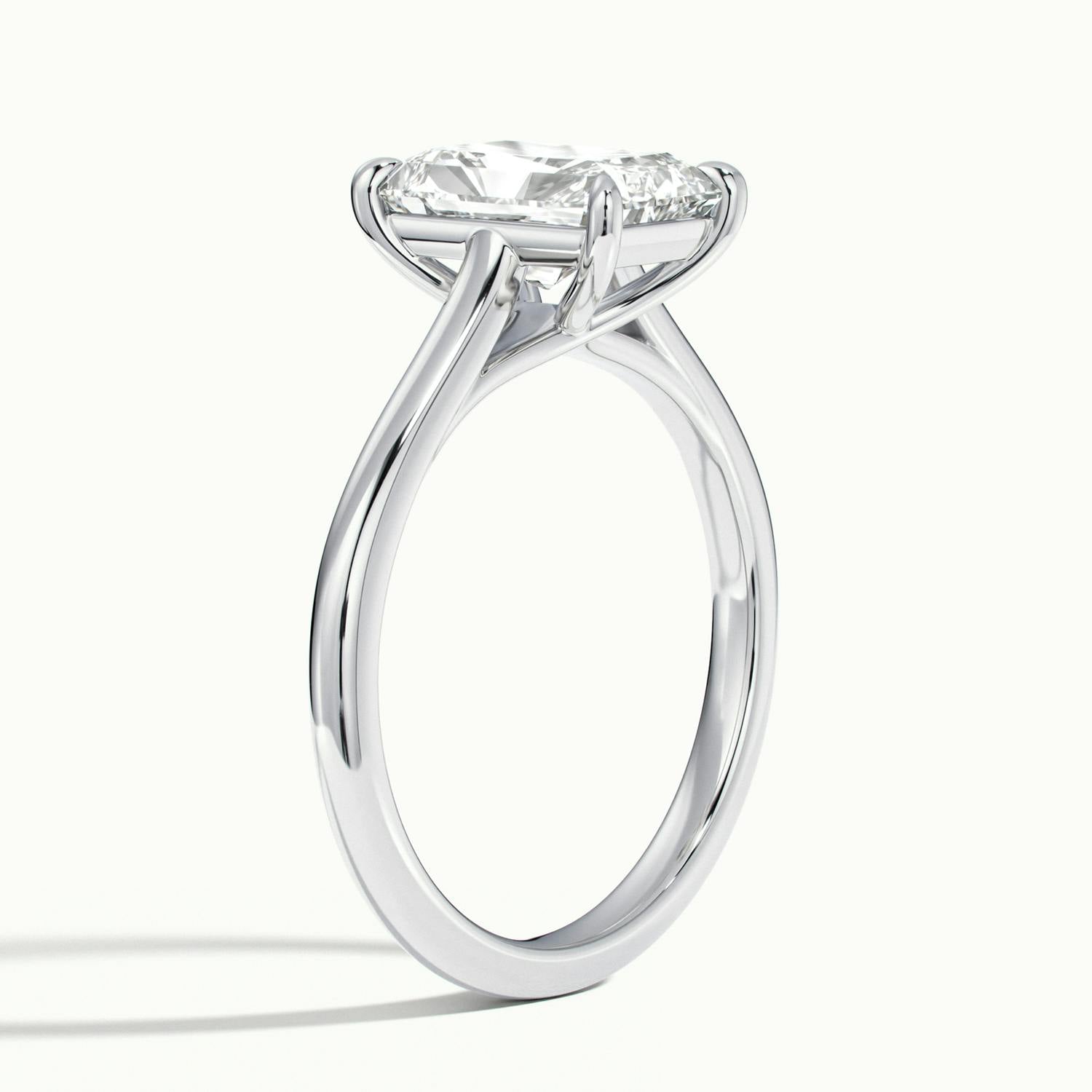 Elara Radiant Solitaire Engagement Ring
