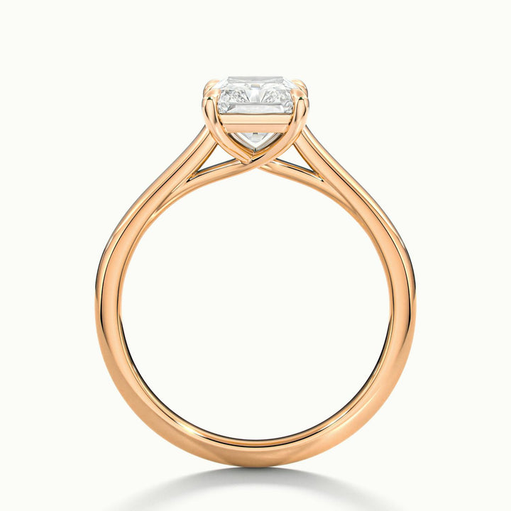 Elara Radiant Solitaire Engagement Ring