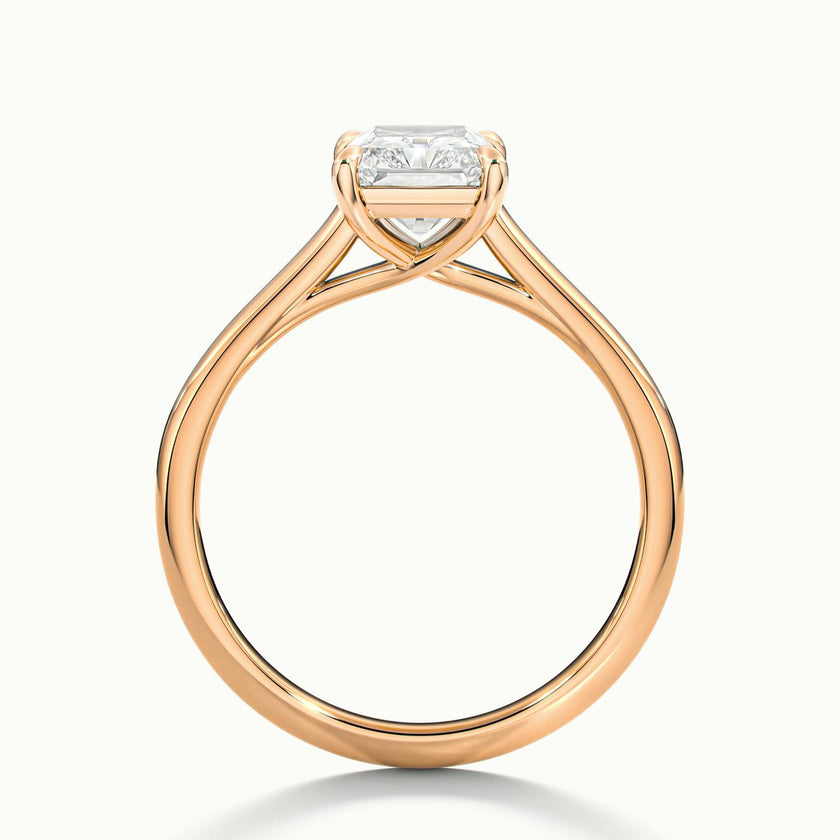 Elara Radiant Solitaire Engagement Ring