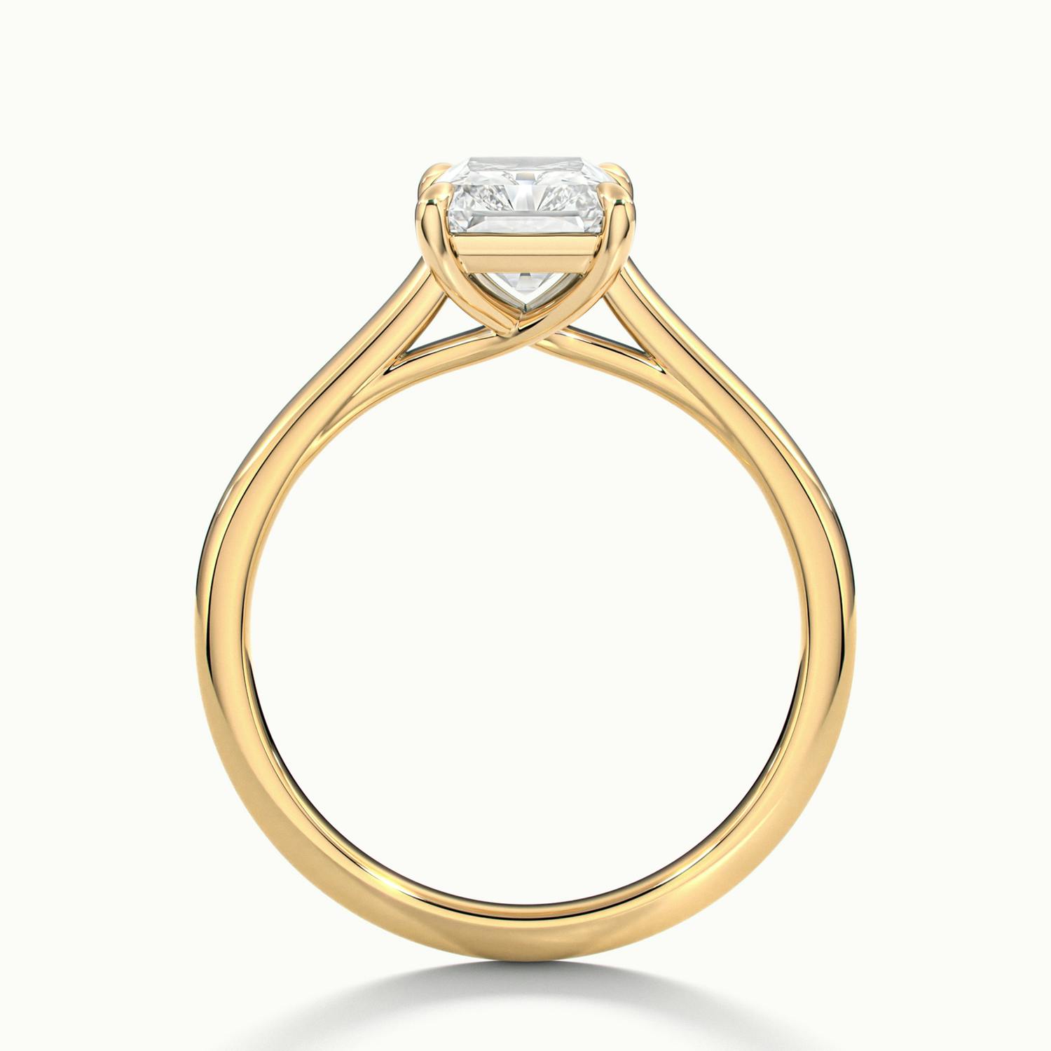 Elara Radiant Solitaire Engagement Ring