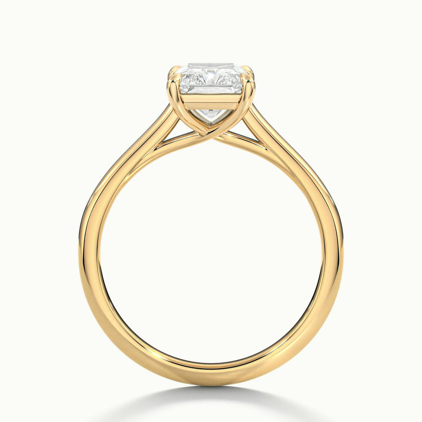 Elara Radiant Solitaire Engagement Ring