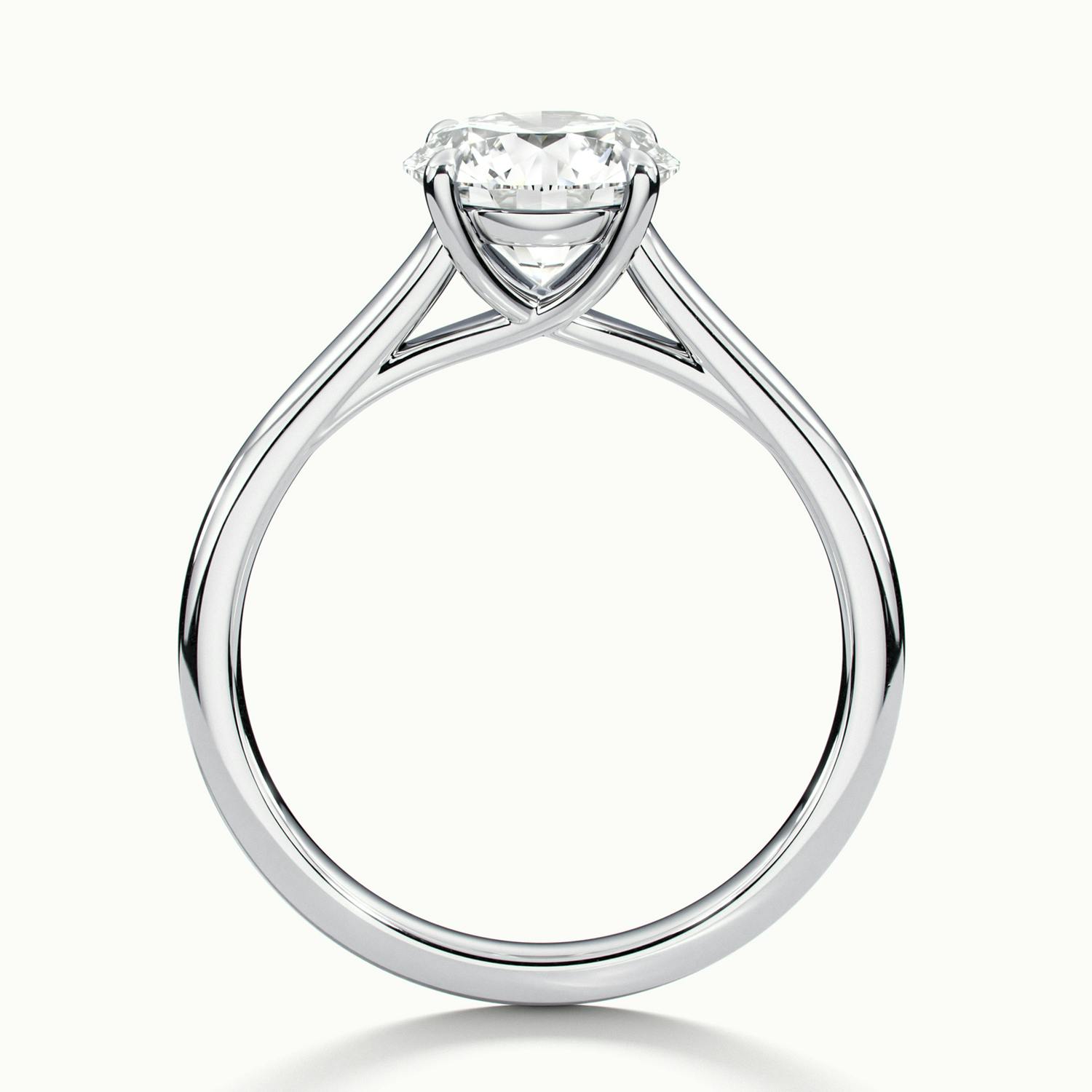 Elara Round Solitaire Engagement Ring