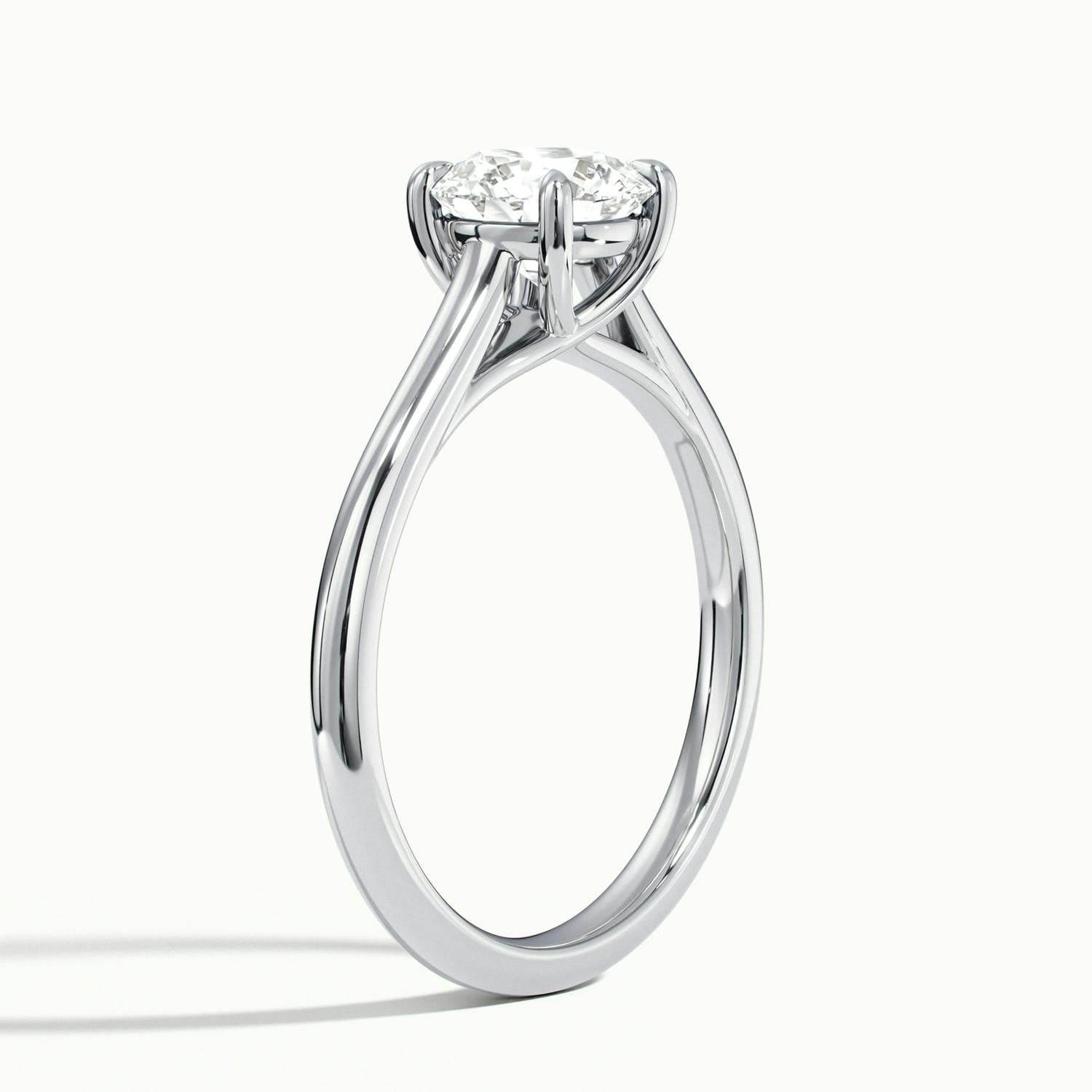 Elara Round Solitaire Engagement Ring