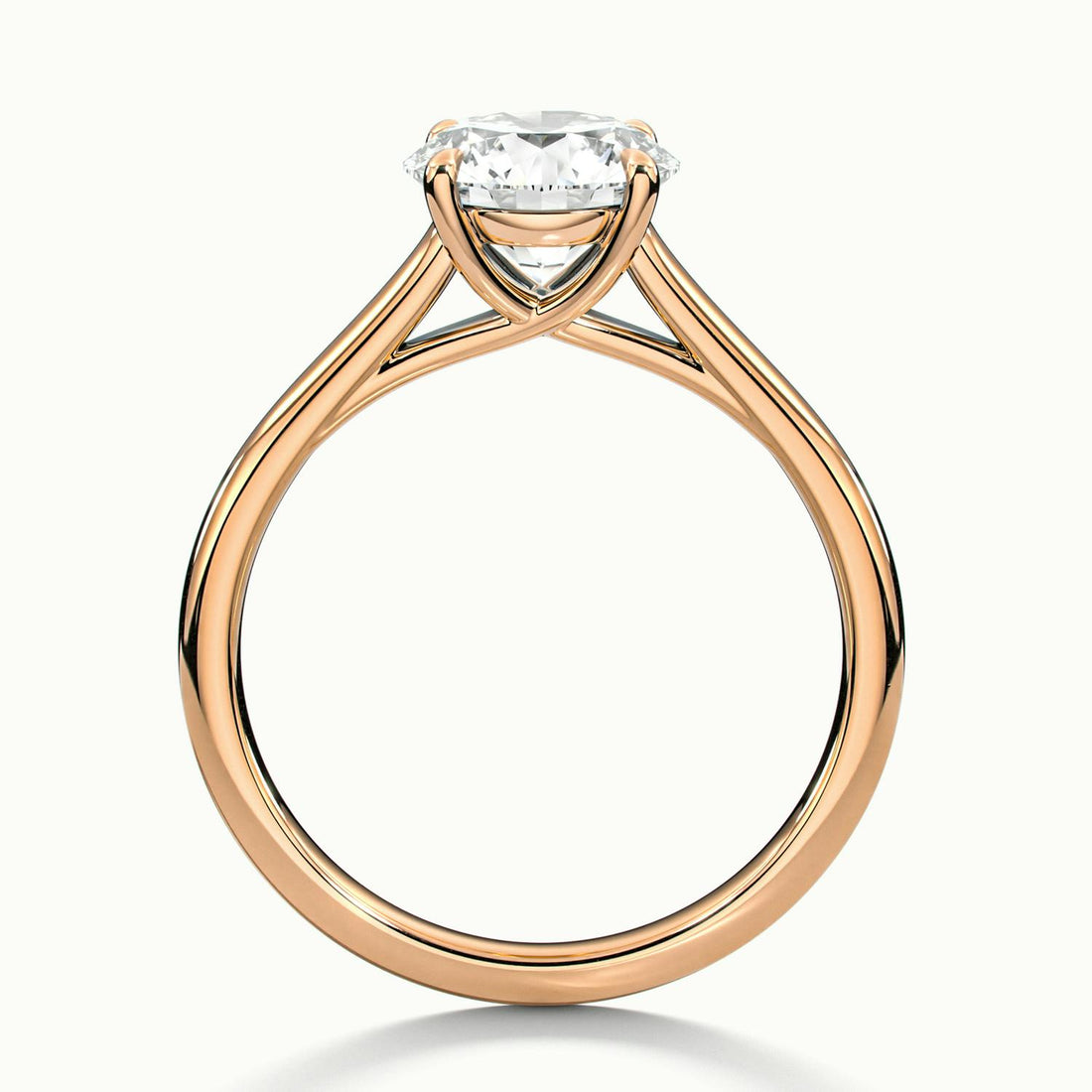 Elara Round Solitaire Engagement Ring