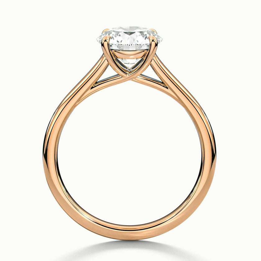 Elara Round Solitaire Engagement Ring