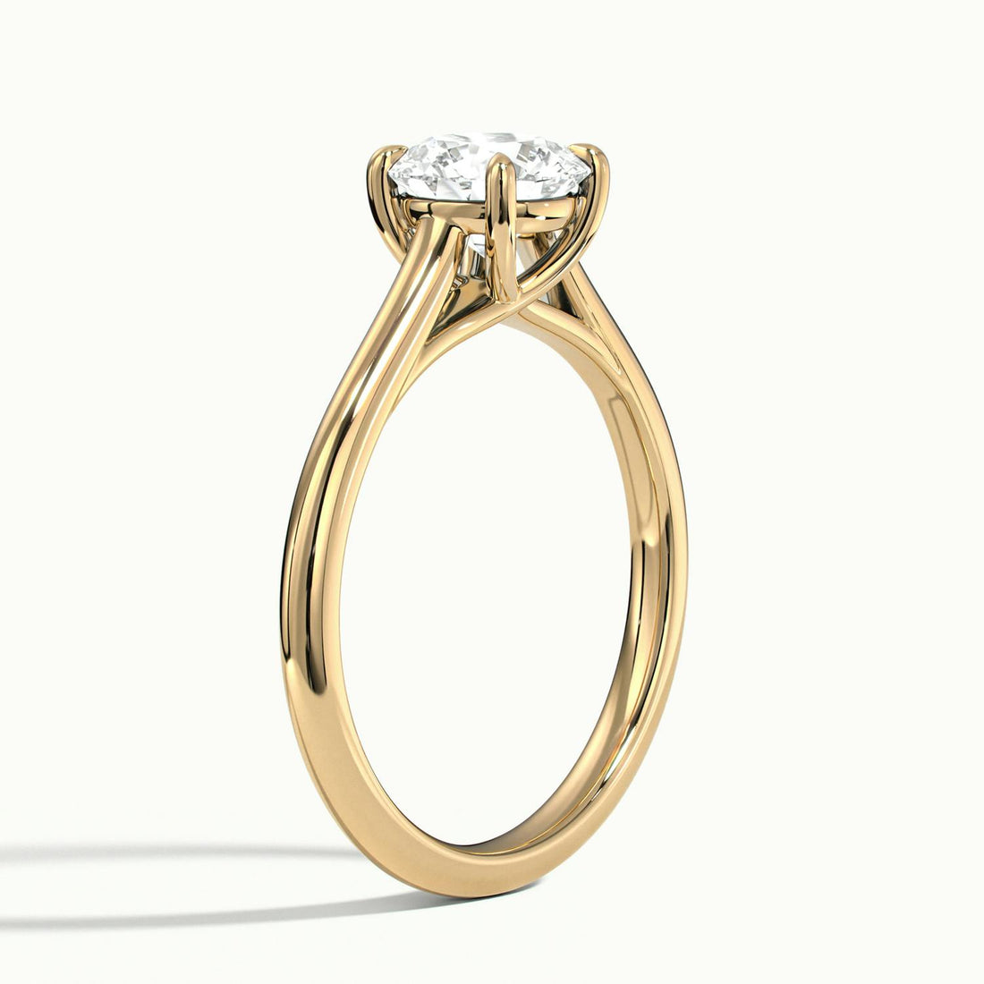 Elara Round Solitaire Engagement Ring