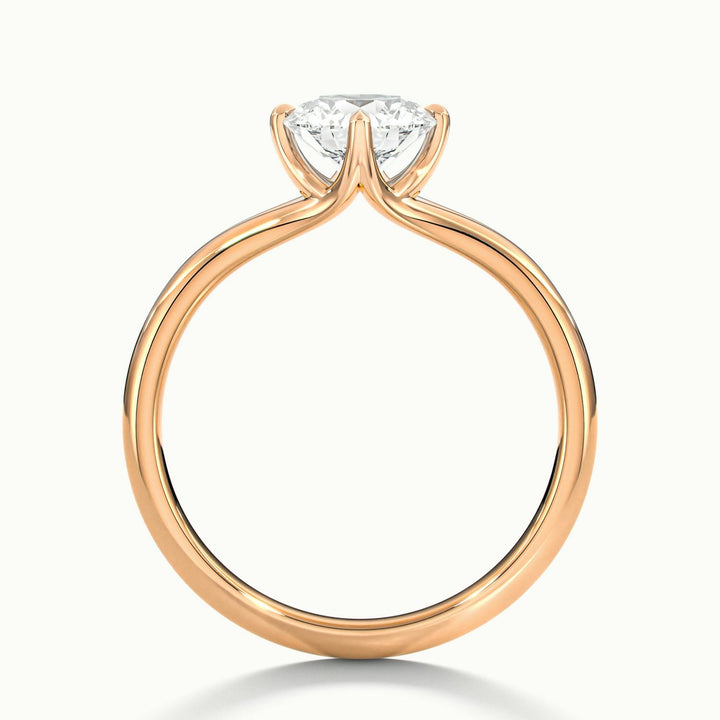 Isolde Wave Shank Engagement Ring