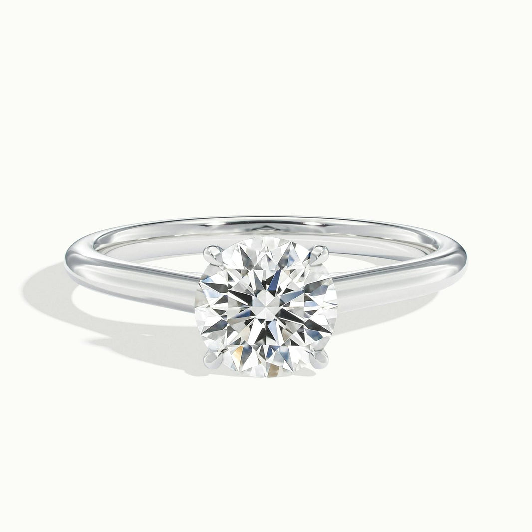 Noelle Round Solitaire Engagement Ring