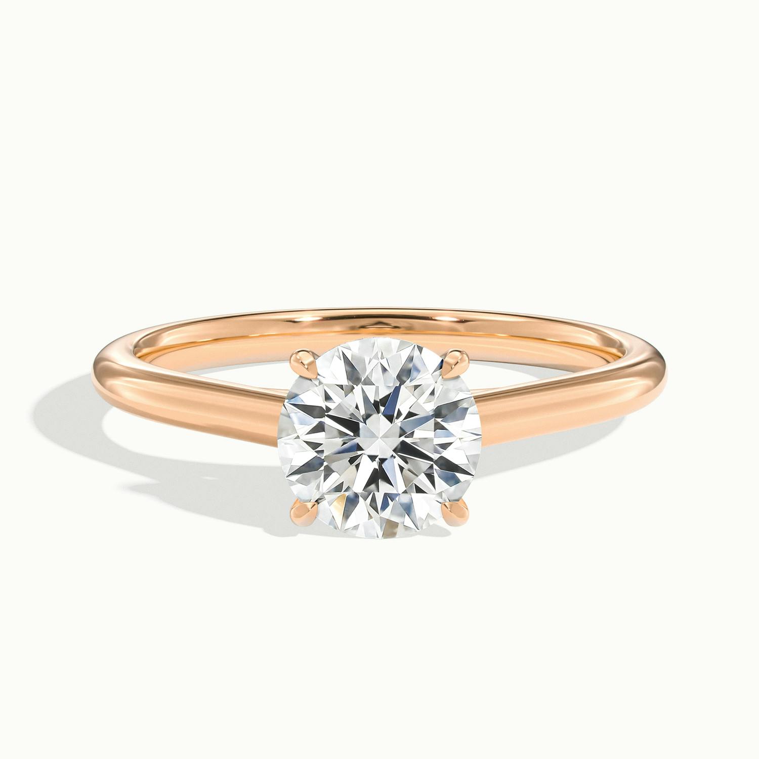 Noelle Round Solitaire Engagement Ring