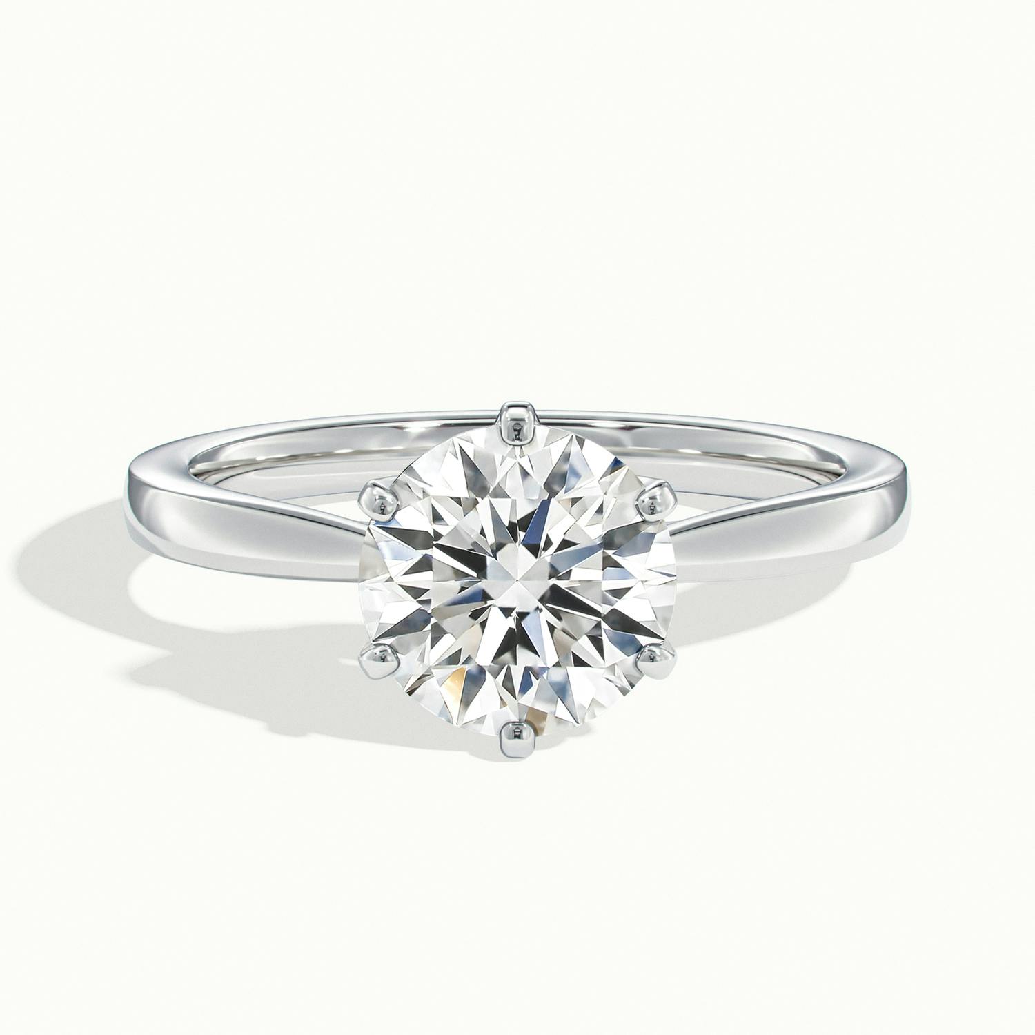 Camille Round Solitaire Engagement Ring