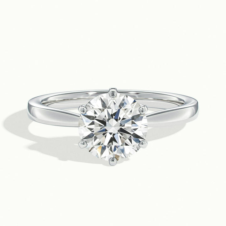 Camille Round Solitaire Engagement Ring