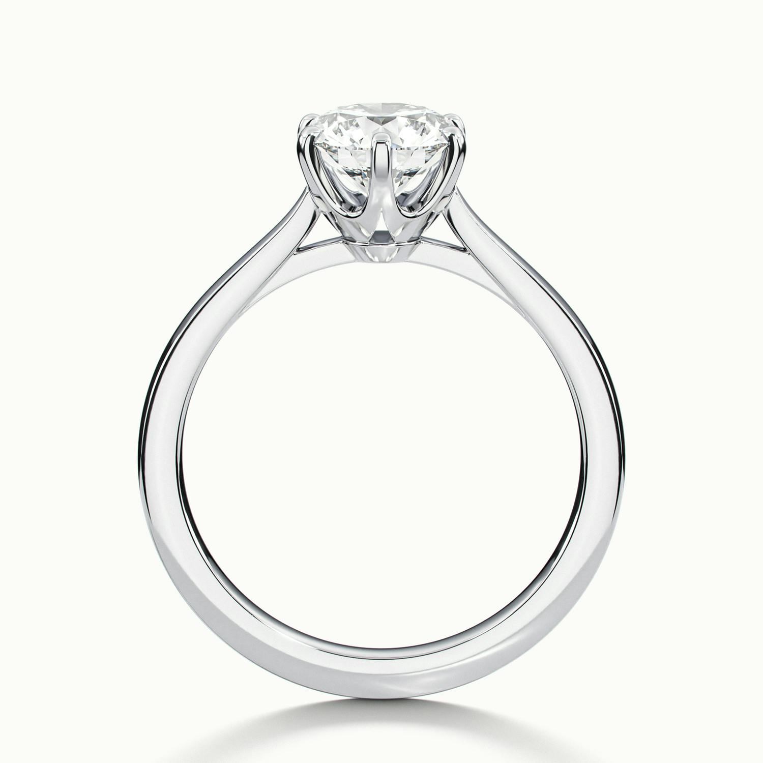 Camille Round Solitaire Engagement Ring