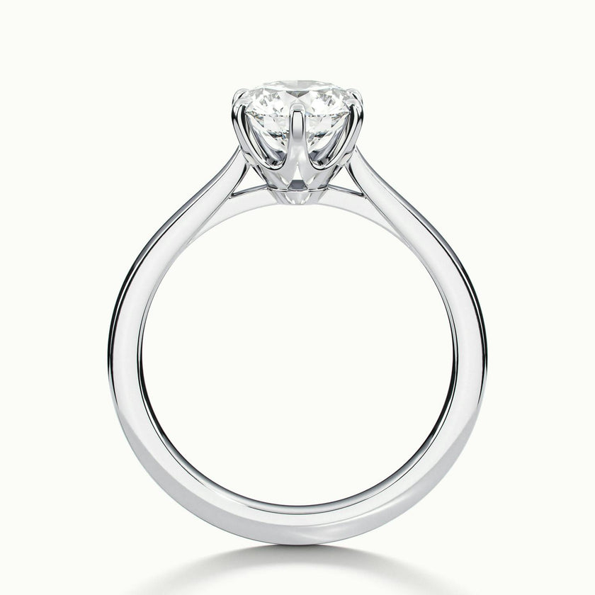 Camille Round Solitaire Engagement Ring