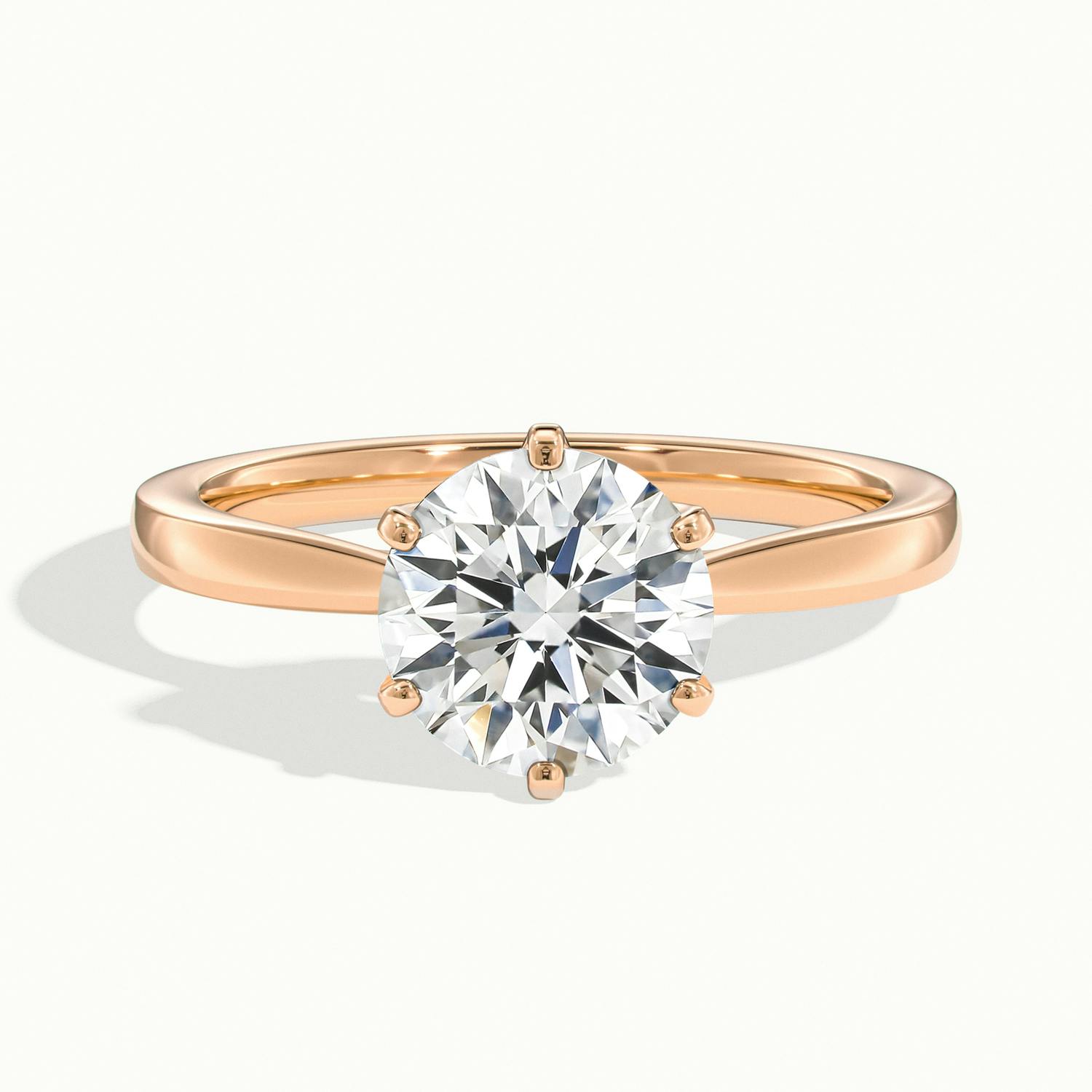 Camille Round Solitaire Engagement Ring