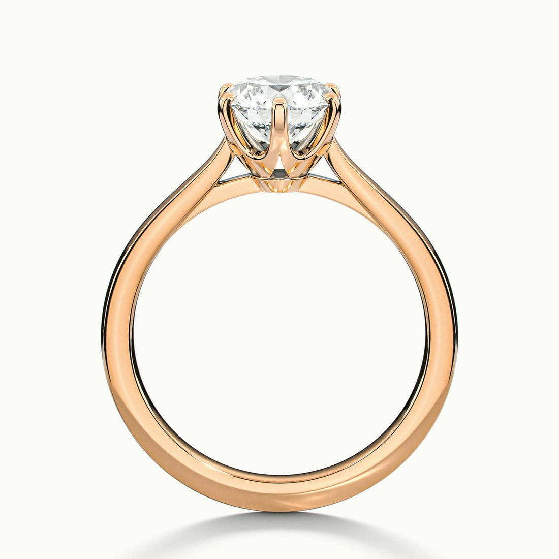 Camille Round Solitaire Engagement Ring