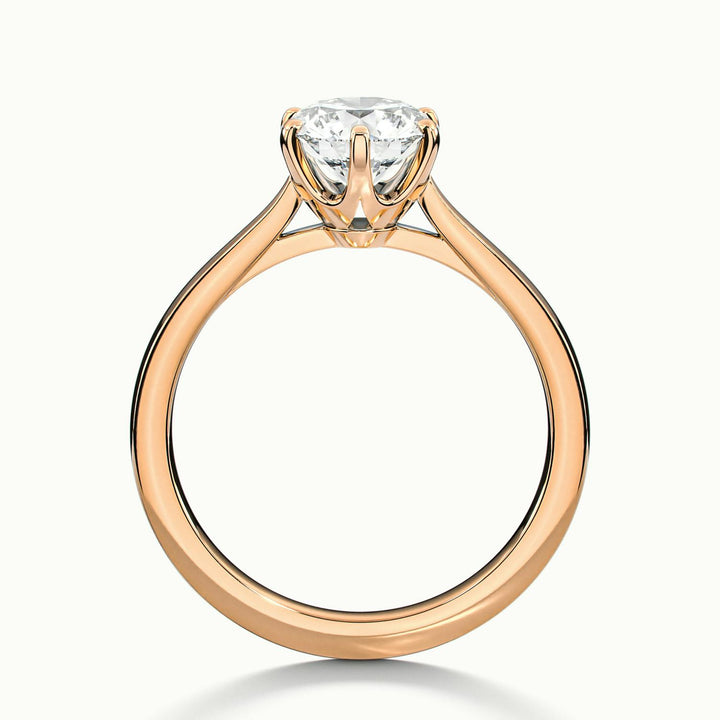 Camille Round Solitaire Engagement Ring