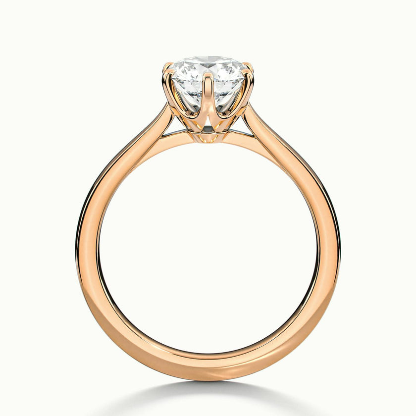 Camille Round Solitaire Engagement Ring
