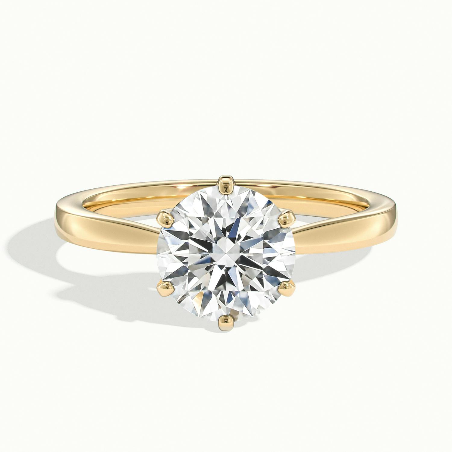 Camille Round Solitaire Engagement Ring