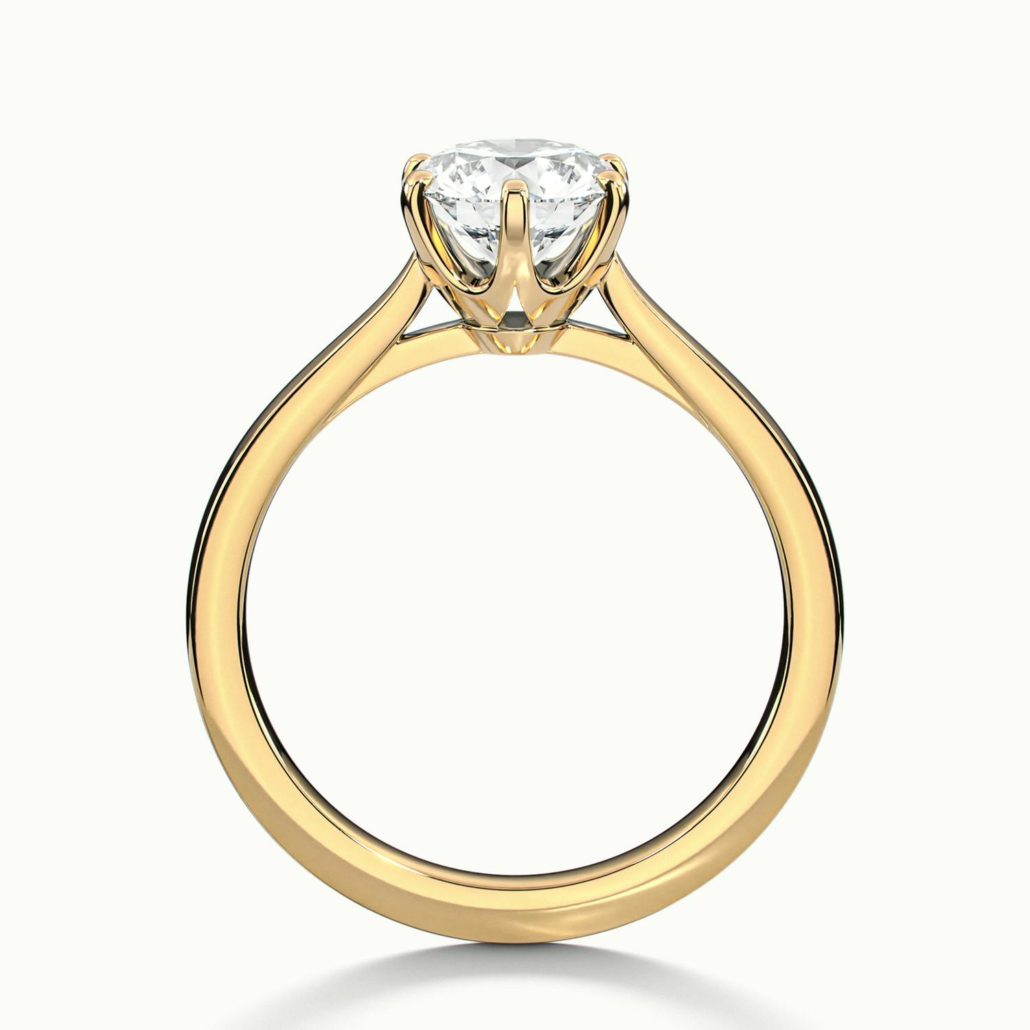Camille Round Solitaire Engagement Ring