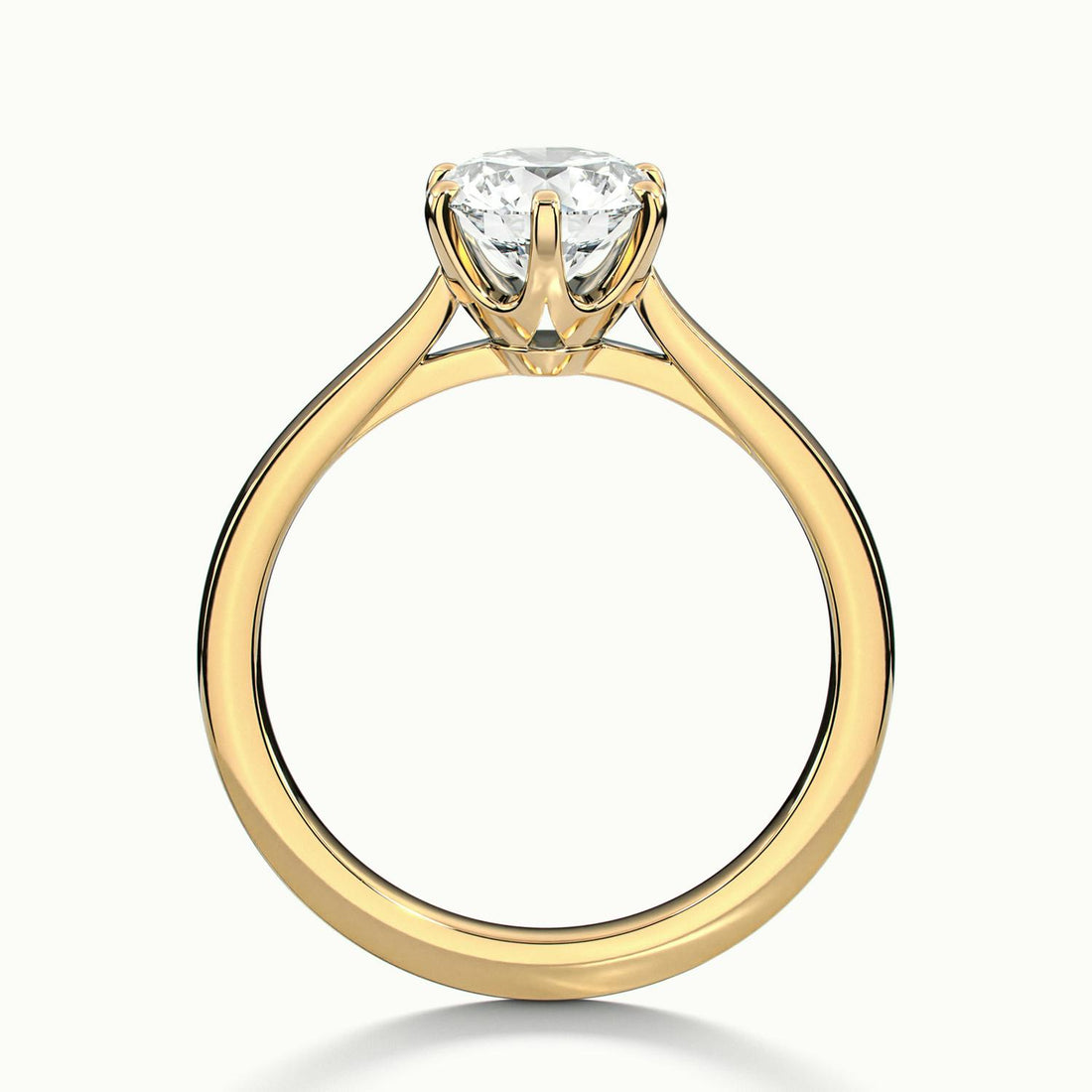 Camille Round Solitaire Engagement Ring