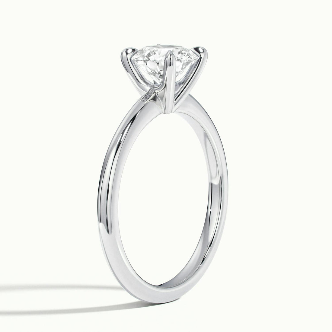 Evelisse Round Solitaire Engagement Ring