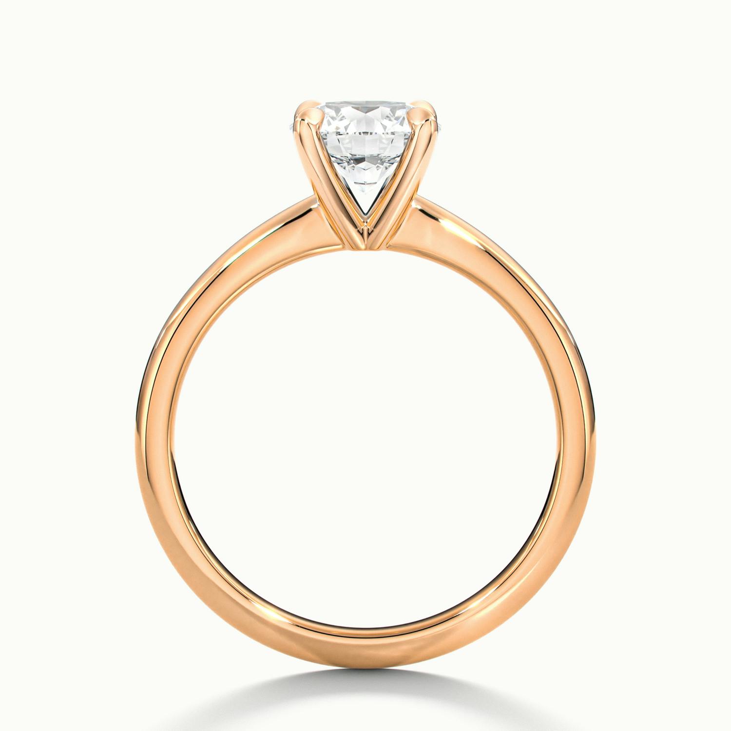 Evelisse Round Solitaire Engagement Ring