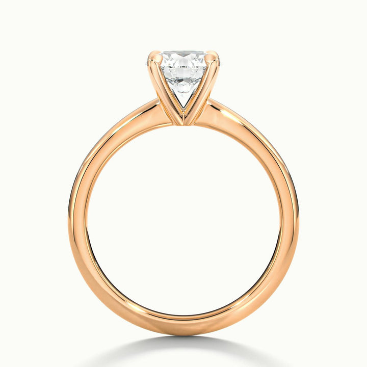 Evelisse Round Solitaire Engagement Ring