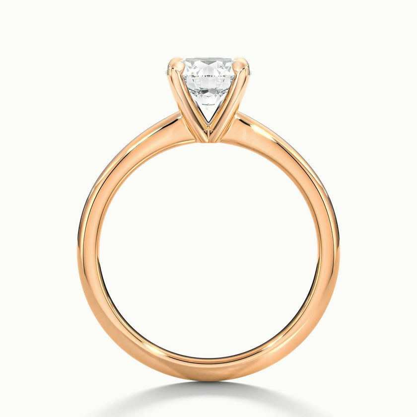 Evelisse Round Solitaire Engagement Ring