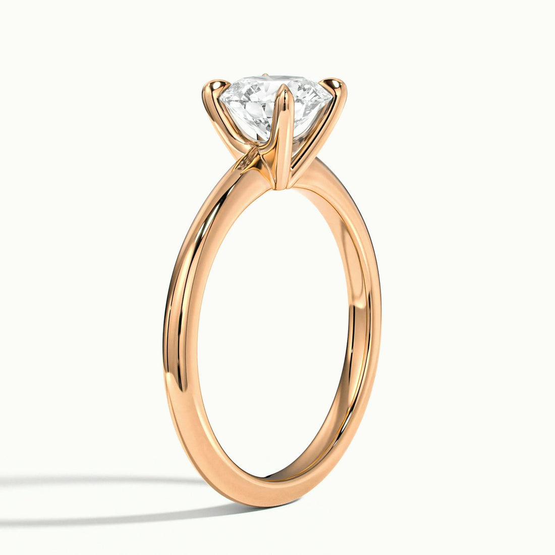 Evelisse Round Solitaire Engagement Ring