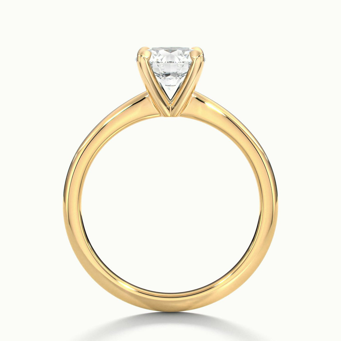 Evelisse Round Solitaire Engagement Ring