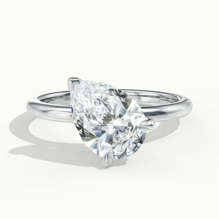 Aurelia Pear Solitaire Engagement Ring
