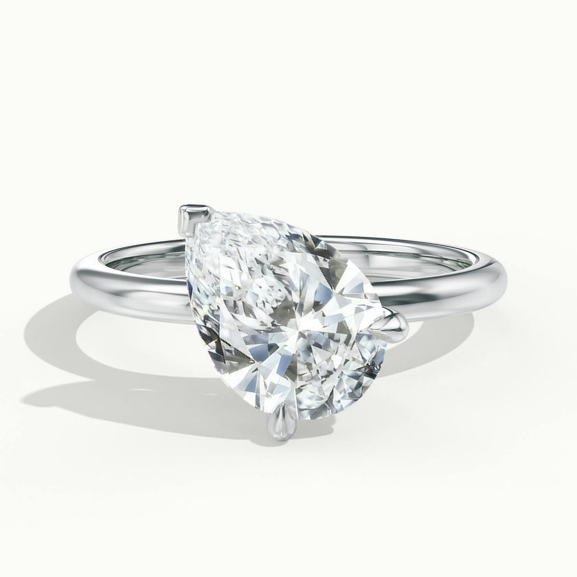 Aurelia Pear Solitaire Engagement Ring