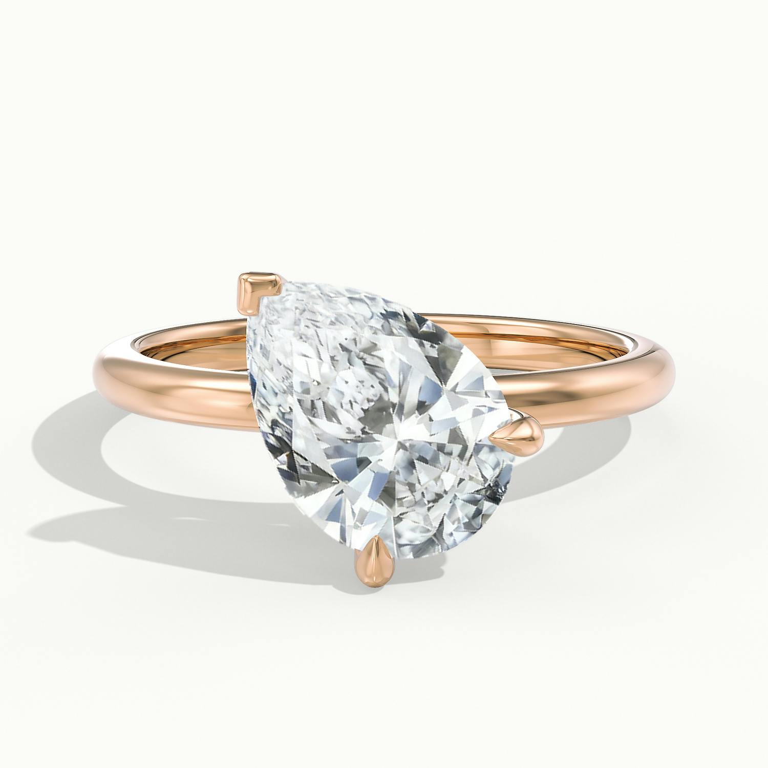 Aurelia Pear Solitaire Engagement Ring