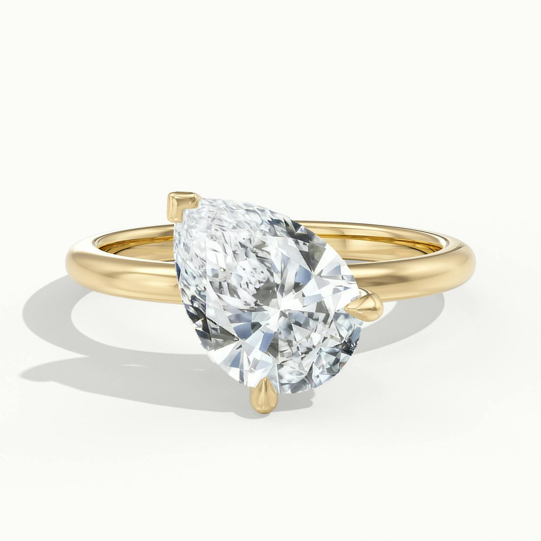 Aurelia Pear Solitaire Engagement Ring