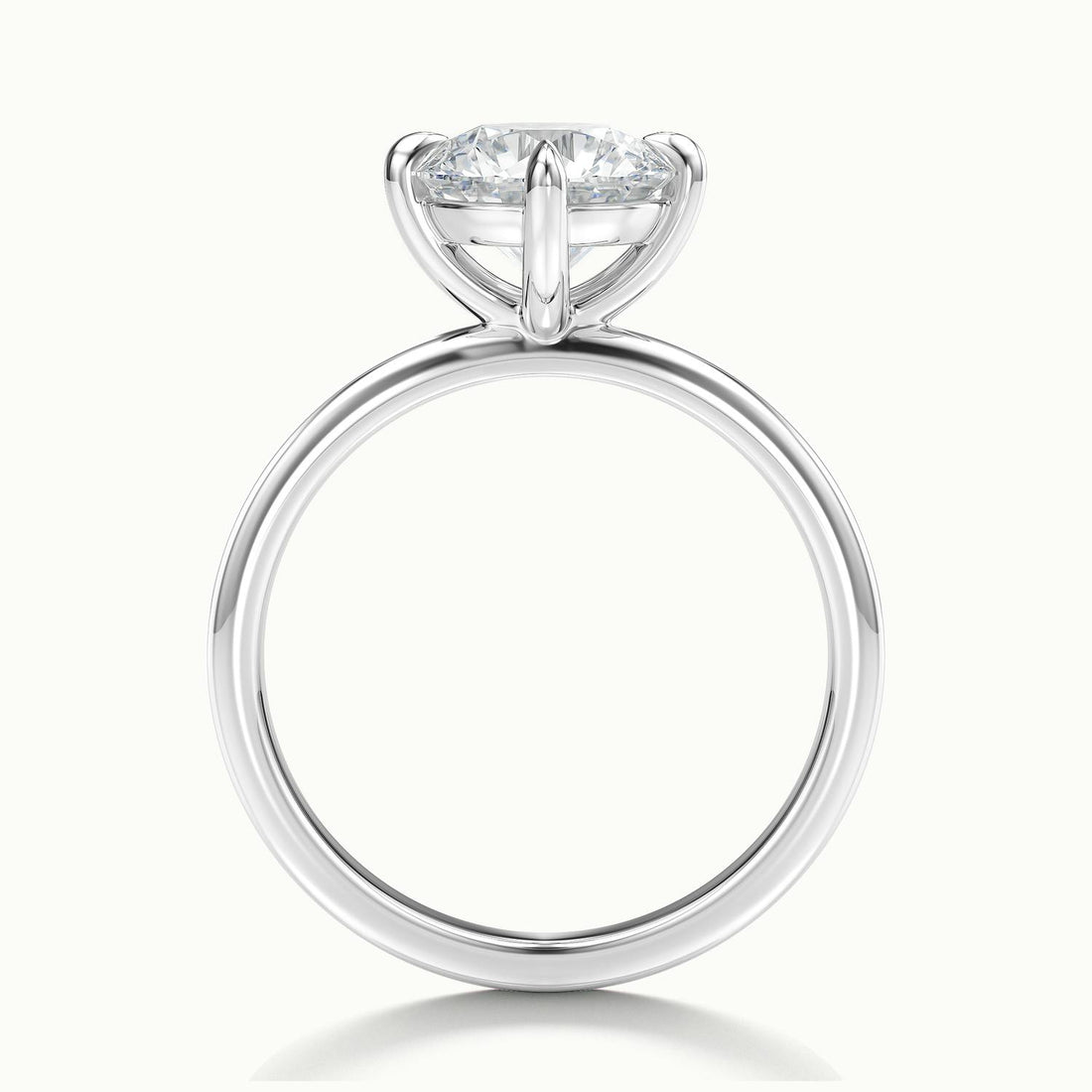 Rosalie Round Solitaire Engagement Ring