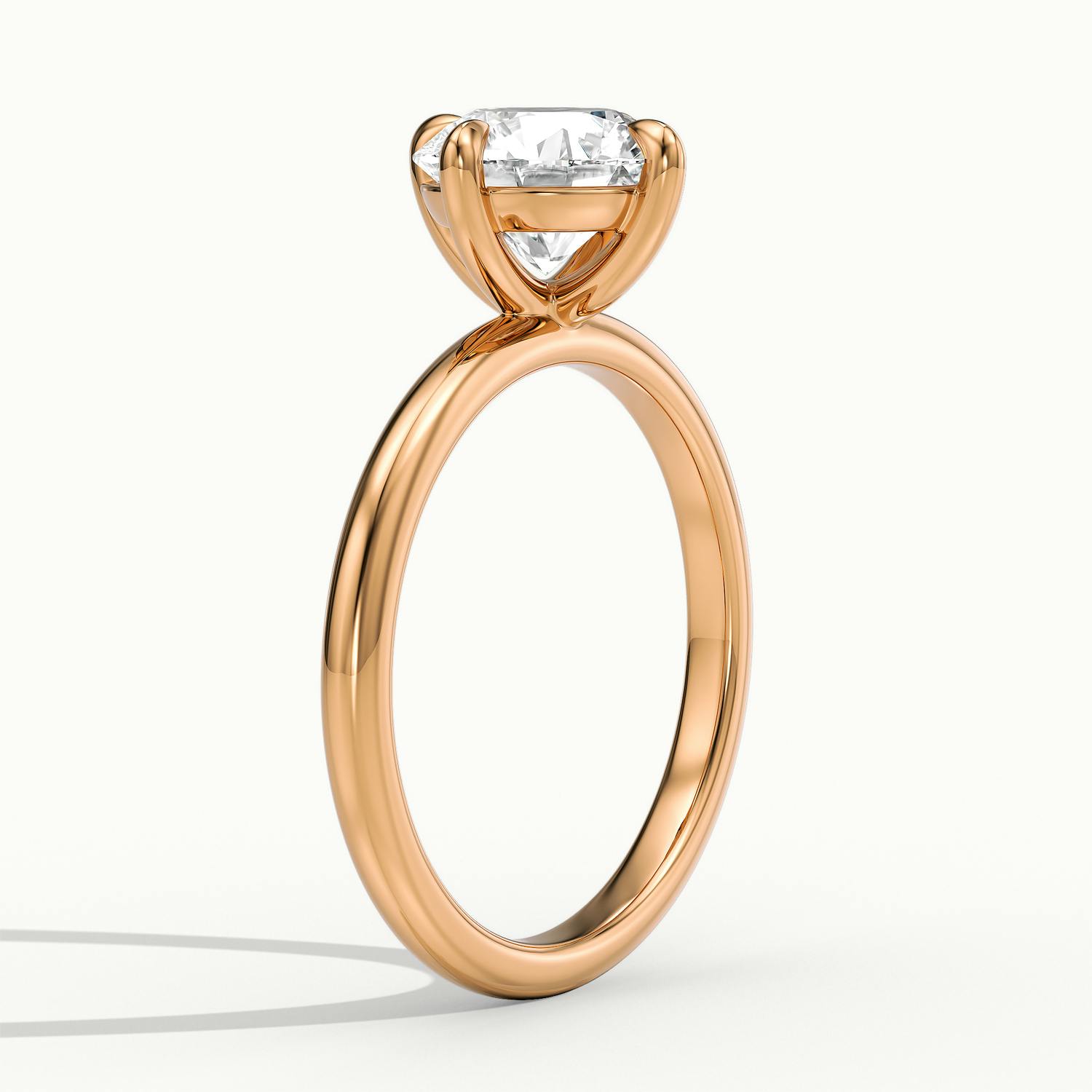 Rosalie Round Solitaire Engagement Ring